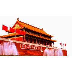天安门装饰图案