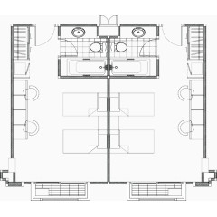 室内户型线稿图