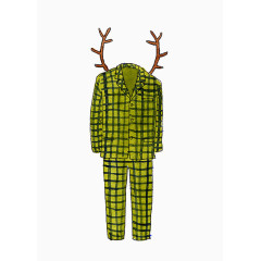 创意个性麋鹿角睡衣