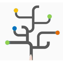 创意树枝ppt素材