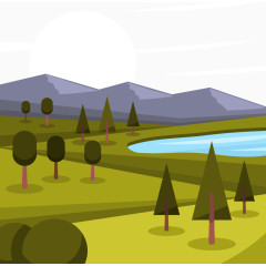 大自然清新的空气