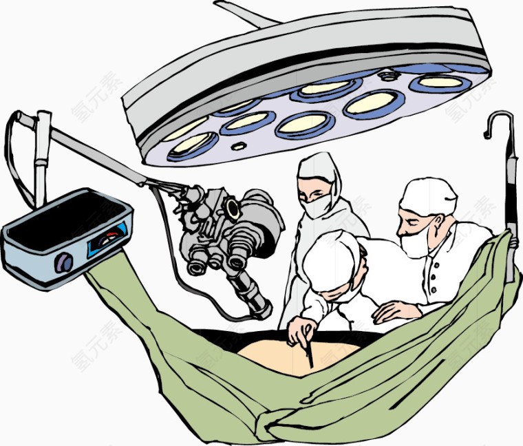 矢量做手术的医生们
