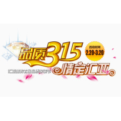 315宣传海报文字