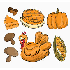 感恩节元素