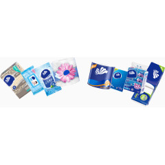 纸巾实物展品展示