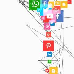 矢量社交网络分享