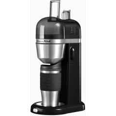 黑色密封咖啡机