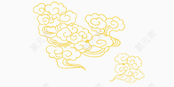 祥云背景元素