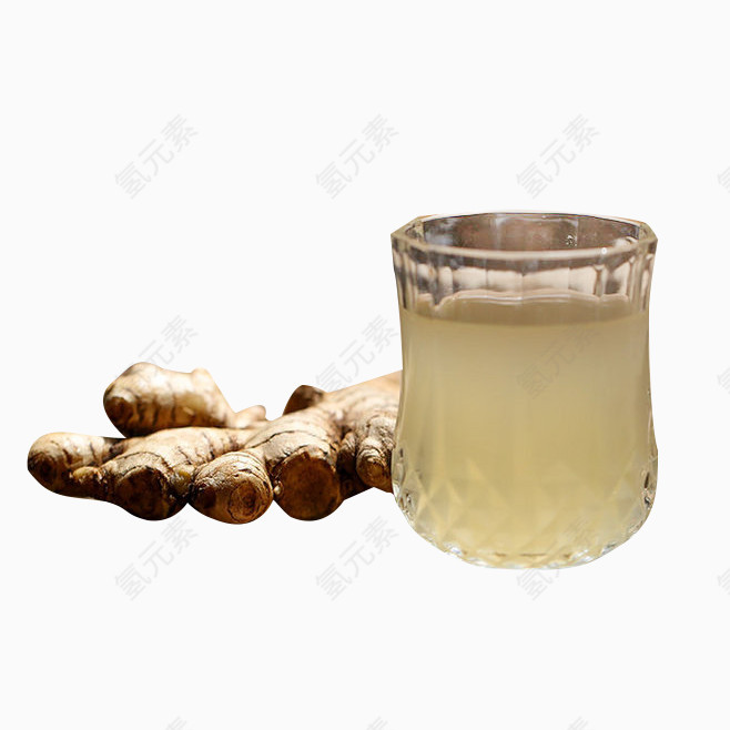 热姜汁免抠素材