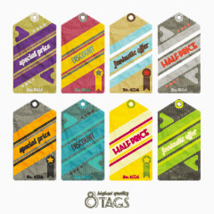 优惠促销吊牌标签设计矢量素材