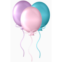 手绘糖果色气球