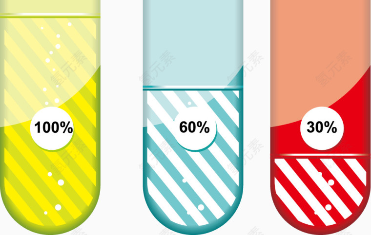 矢量创意设计试管形图标