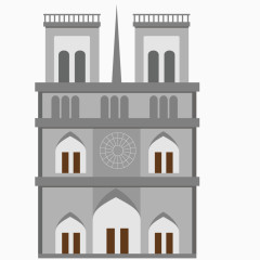 矢量古典房子建筑