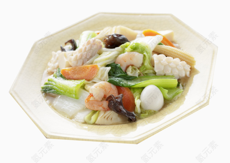 白菜玉米木耳