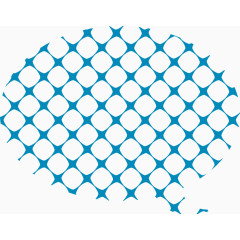 蓝色纹理创意对话泡泡