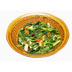 家常菜清炒茼蒿