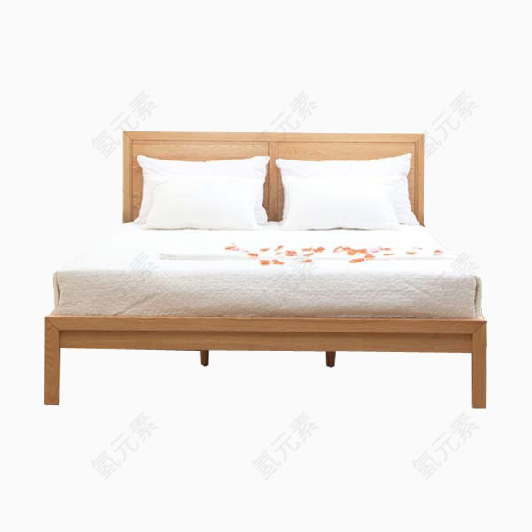 现代浪漫花瓣大床