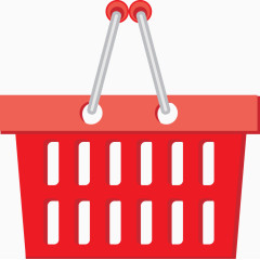 超市购物篮矢量素材
