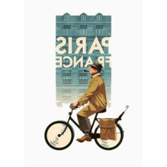 骑自行车的男人