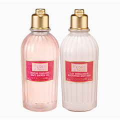 欧舒丹玫瑰皇后沐浴润肤套装