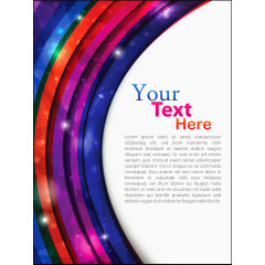 动感线条星光背景