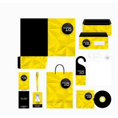 矢量企业办公用品VI设计