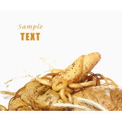 好吃的全麦面包高清免扣素材