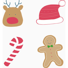 饼干人圣诞节元素