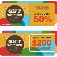 矢量VIP时尚购物卡