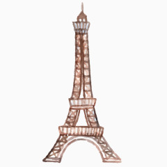 彩绘埃菲尔铁塔