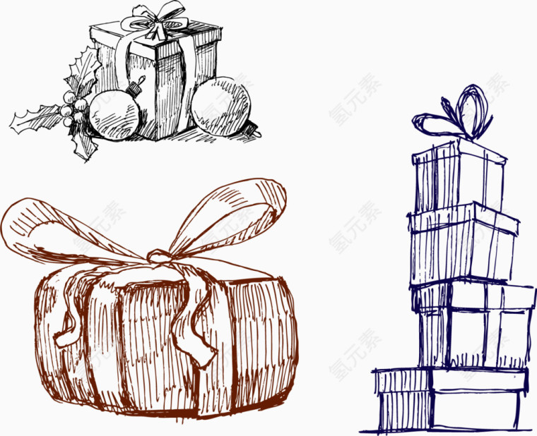 矢量圣诞礼物