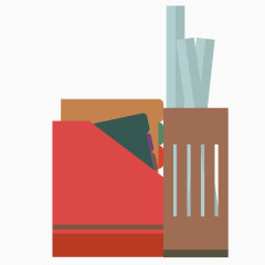 矢量开工红色工作文件