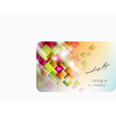 矢量创意会员卡设计储值卡卡通