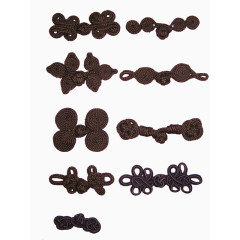 灰色的盘扣组合