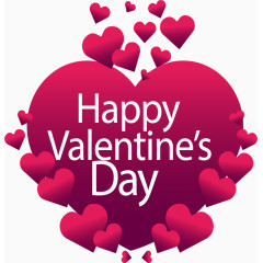 酒红色浪漫爱情元素