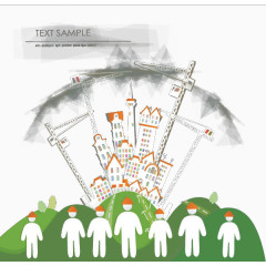 时尚设计施工元素