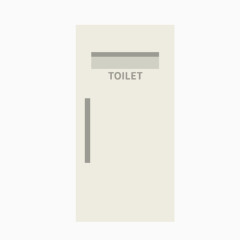 卡通洗手间大门