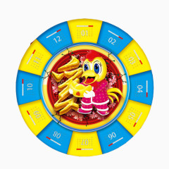 鸡年挂历设计素材图片