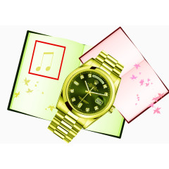 日记本时间素材