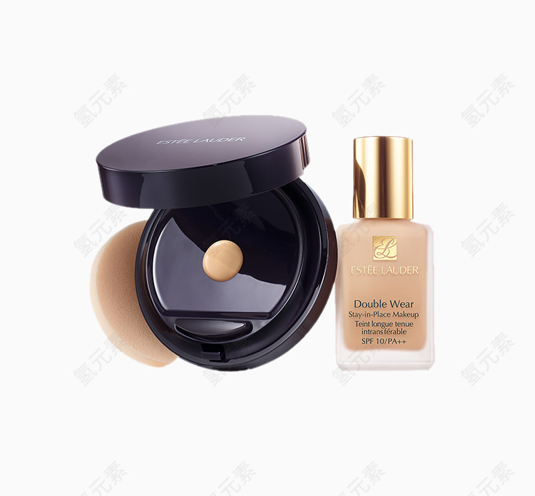 雅诗兰黛粉底液产品元素