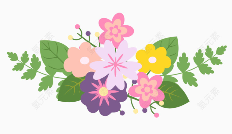 鲜花装饰素材