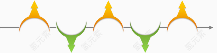 创意箭头流程图
