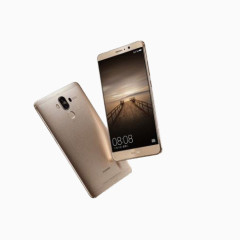 免费素材金色华为手机大图