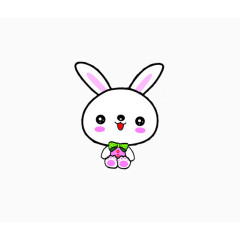 紫色的小兔子