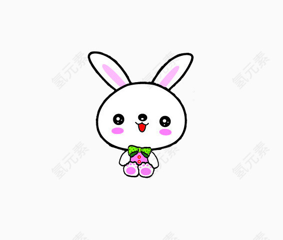 紫色的小兔子