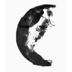 简约墨迹中国风素材