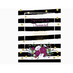 黑色条纹背景卡片