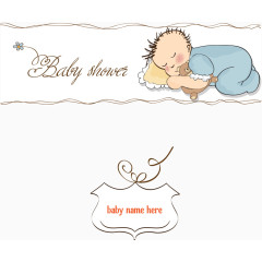 安静睡觉的婴儿