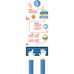 商务互联网扁平化设计
