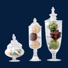 欧式宫廷玻璃储存罐